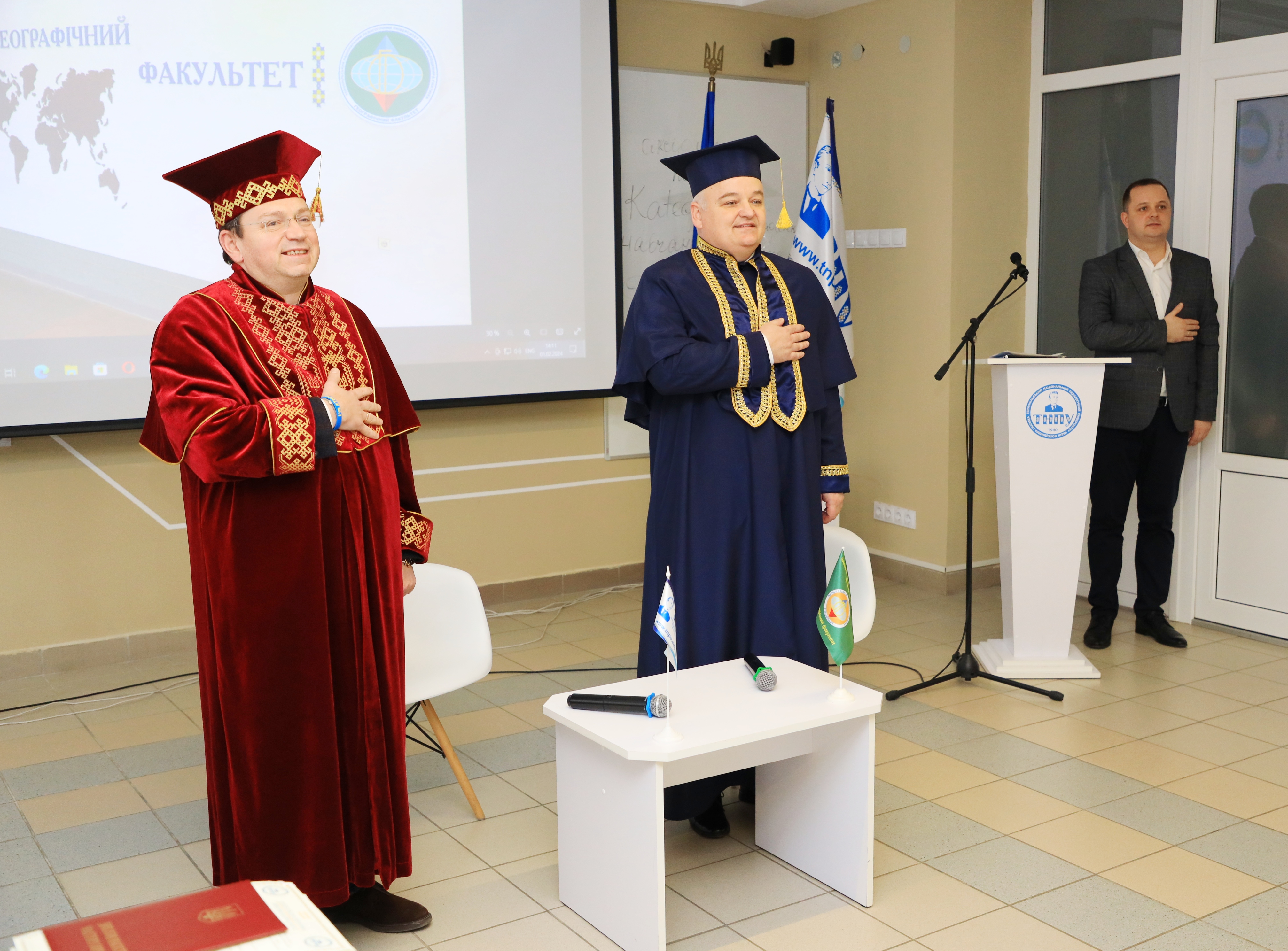 На фото Богдан Буяк, Андрій Кузишин, Сергій Задворний